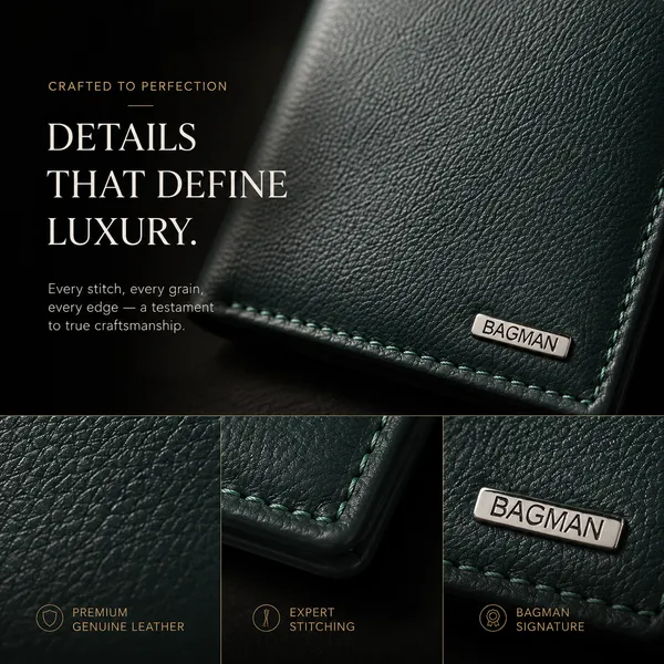 Green_Genuine_Leather_Bi-Fold_Wallet_For_Men