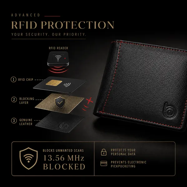 Black_Textured_Leather_Contrast_Stitch_Bi-Fold_Wallet_For_Men