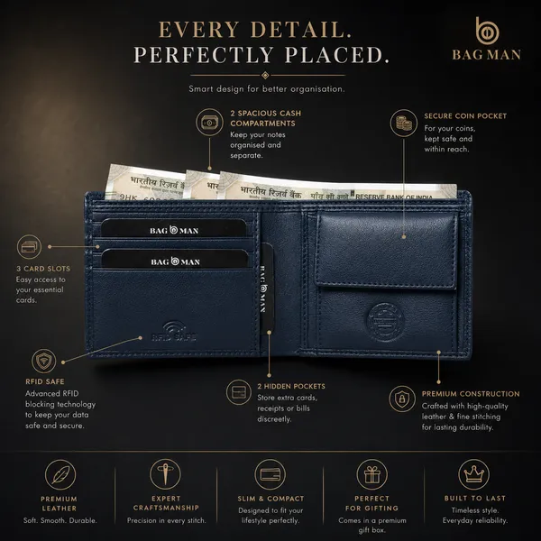 Navy_Blue_Genuine_Leather_Bi-Fold_Wallet_For_Men