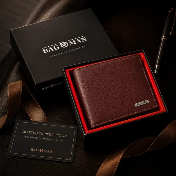 Maroon_Genuine_Leather_Bi-Fold_Wallet_For_Men