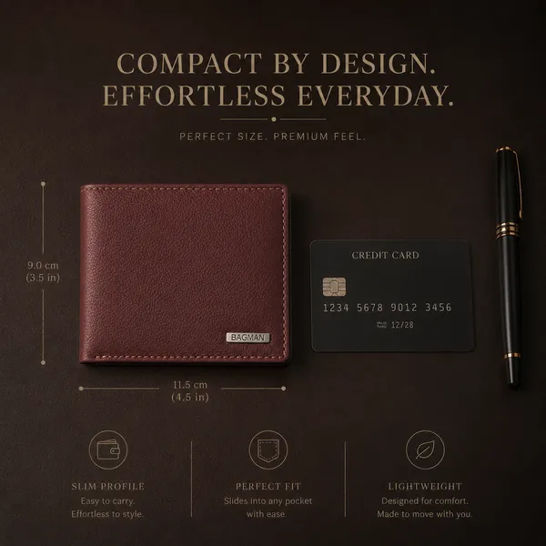 Maroon_Genuine_Leather_Bi-Fold_Wallet_For_Men