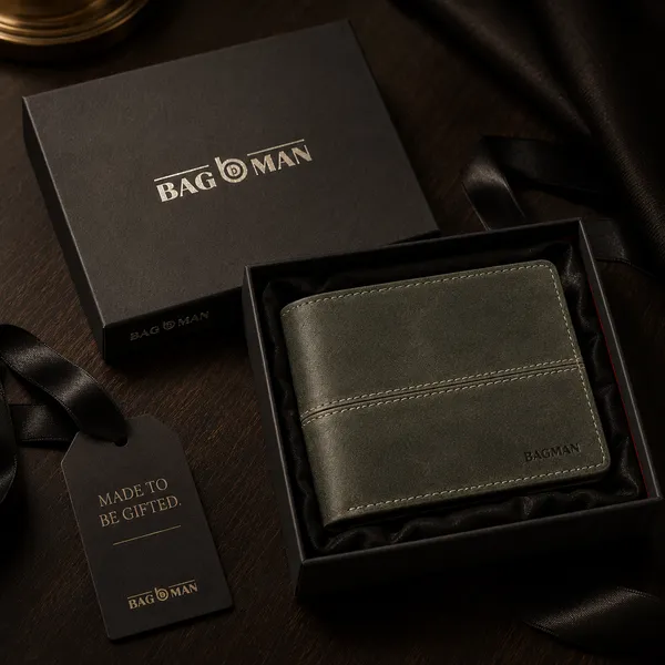 Olive_Green_Genuine_Leather_Bi-Fold_Wallet_For_Men