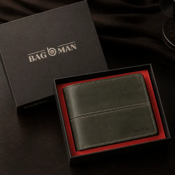 Olive_Green_Genuine_Leather_Bi-Fold_Wallet_For_Men
