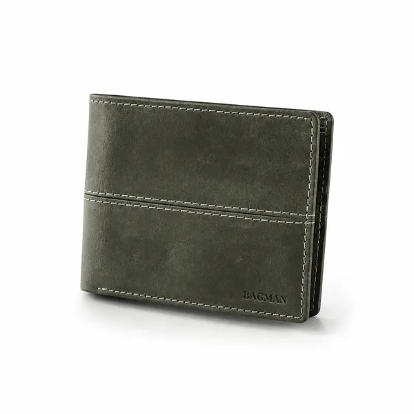Olive_Green_Genuine_Leather_Bi-Fold_Wallet_For_Men