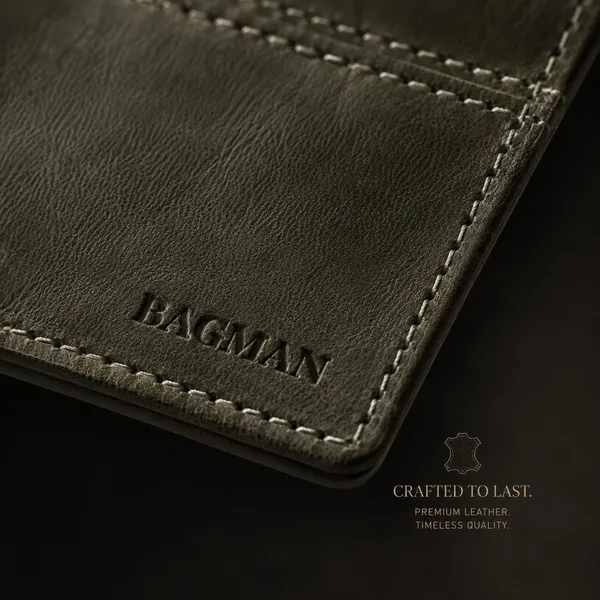 Olive_Green_Genuine_Leather_Bi-Fold_Wallet_For_Men