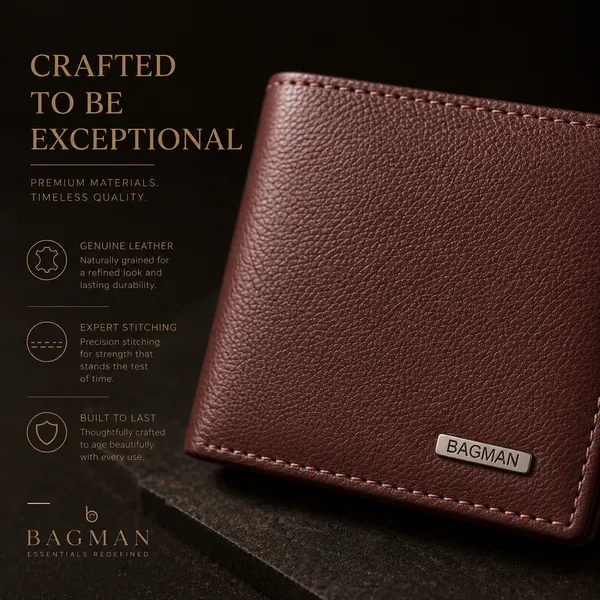 Maroon_Smooth_Genuine_Leather_Bi-Fold_Wallet_For_Men