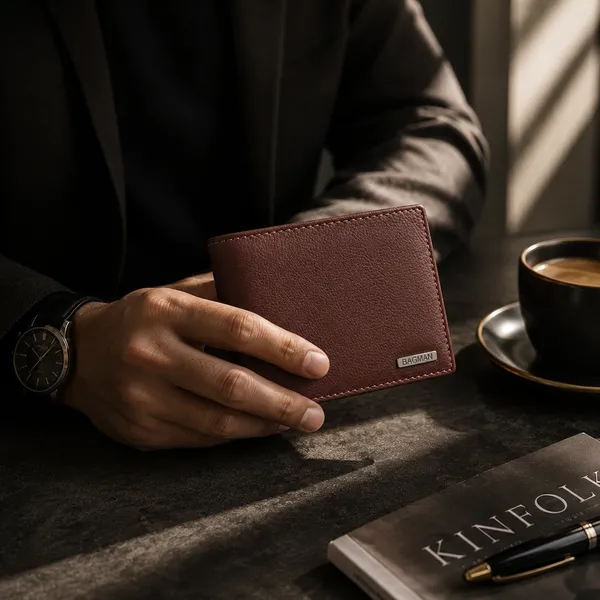 Maroon_Smooth_Genuine_Leather_Bi-Fold_Wallet_For_Men