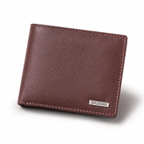 Maroon_Smooth_Genuine_Leather_Bi-Fold_Wallet_For_Men