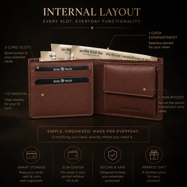 Maroon_Smooth_Genuine_Leather_Bi-Fold_Wallet_For_Men