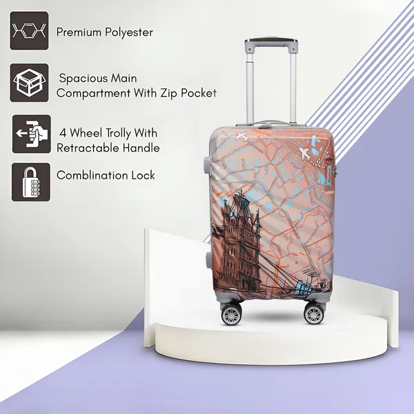 Pink_Printed_4-Wheel_Trolley_Suitcase