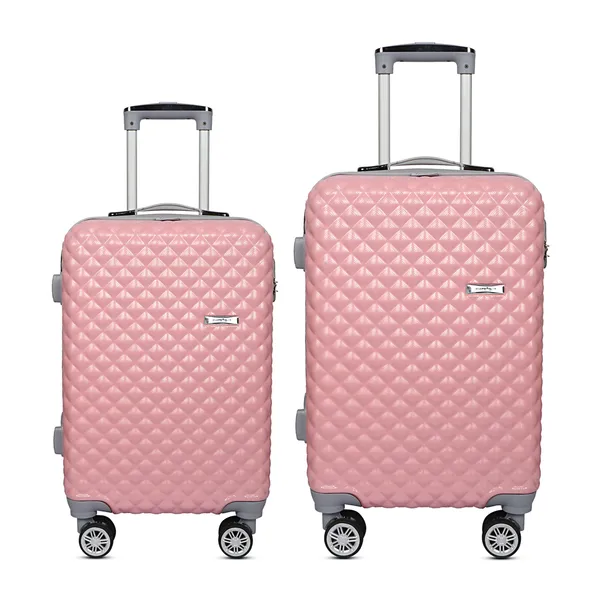 Pink_Quilted_Hard_Shell_Luggage_Set_With_Spinner_Wheels