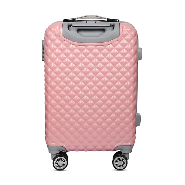Pink_Polyester_4_Wheel_Trolley_Suitcase