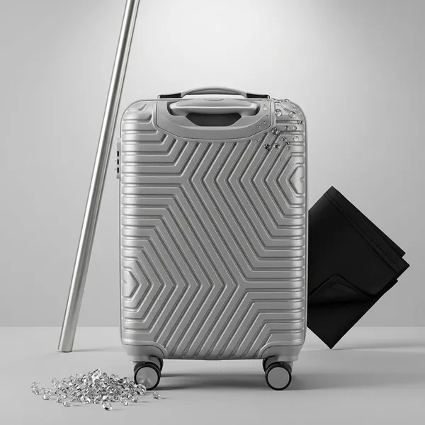 Silver_Hard_Shell_Rolling_Suitcase
