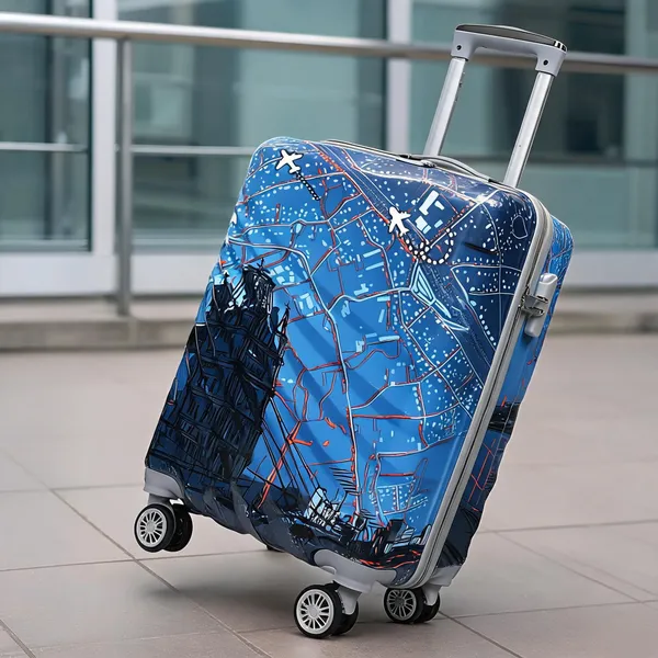 Blue_Hard_Shell_4_Wheel_Spinner_Trolley_Suitcase_For_Travel
