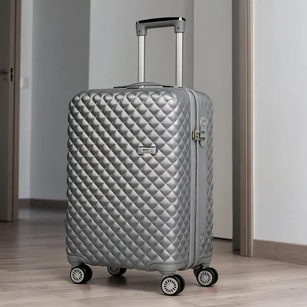 Grey_Abs_Diamond_Textured_Hard_Shell_Spinner_Trolley_Suitcase