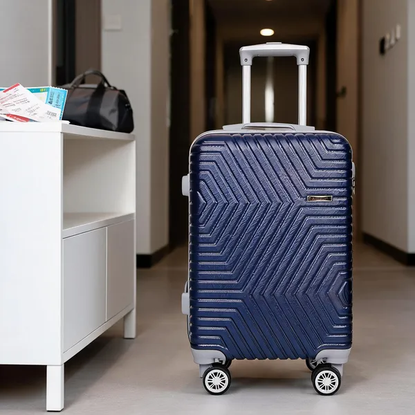 Navy_Abs_Geometric_Textured_Hard_Shell_Spinner_Trolley_Suitcase