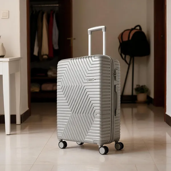 Grey_Abs_Geometric_Textured_Hard_Shell_Spinner_Trolley_Suitcase