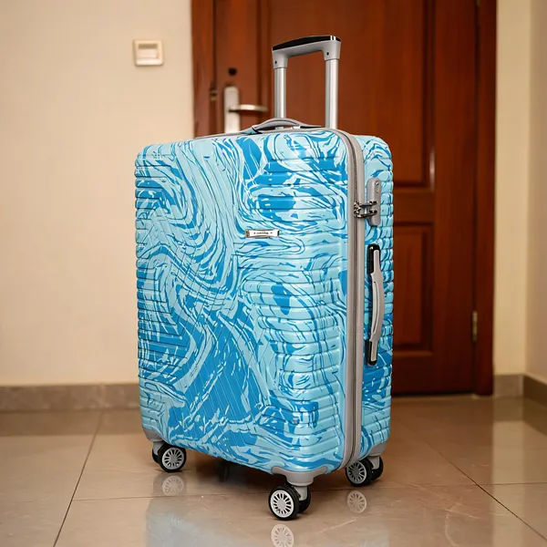 Blue_Pc_Abs_Abstract_Print_Hard_Shell_Spinner_Trolley_Suitcase
