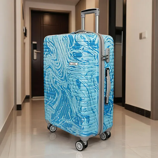 Blue_Pc_Abs_Abstract_Print_Hard_Shell_Spinner_Trolley_Suitcase