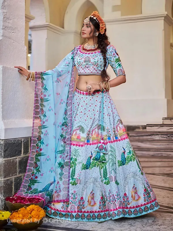 Digital_Patola_Print_Traditional_Lehenga_Choli