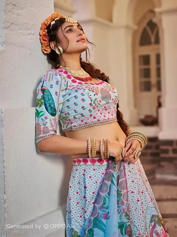 Digital_Patola_Print_Traditional_Lehenga_Choli