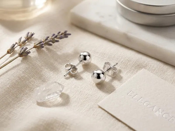 Silver_Ball_Stud_Earrings_For_Women