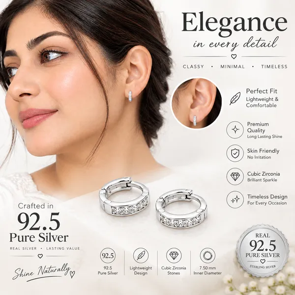 Silver_925_Pure_Silver_Hoop_Earrings_For_Women