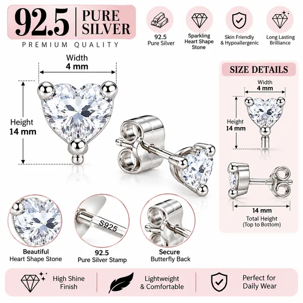 Silver_Tone_Heart_Shaped_Stud_Earrings_For_Women