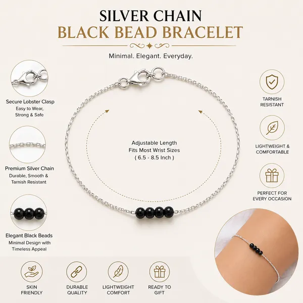 Silver_Tone_Beaded_Bracelet_For_Women