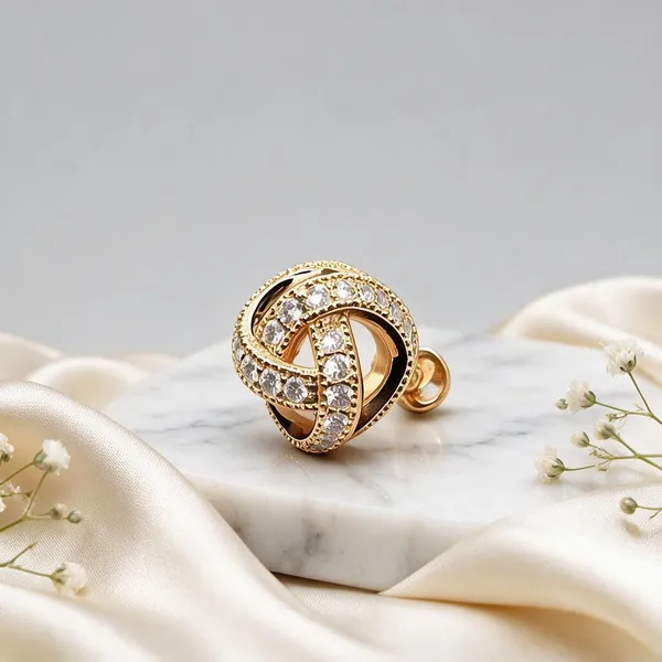 Gold_Stainless_Steel_Knot_Stud_Earrings_For_Women