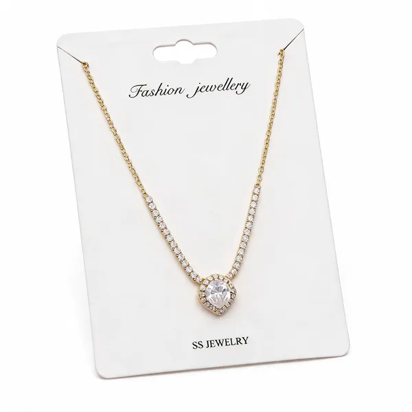 Gold_Stainless_Steel_Stone_Pendant_Necklace_For_Women