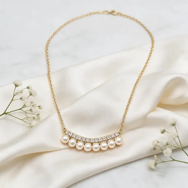 Gold_Stainless_Steel_Pearl_Pendant_Necklace_For_Women