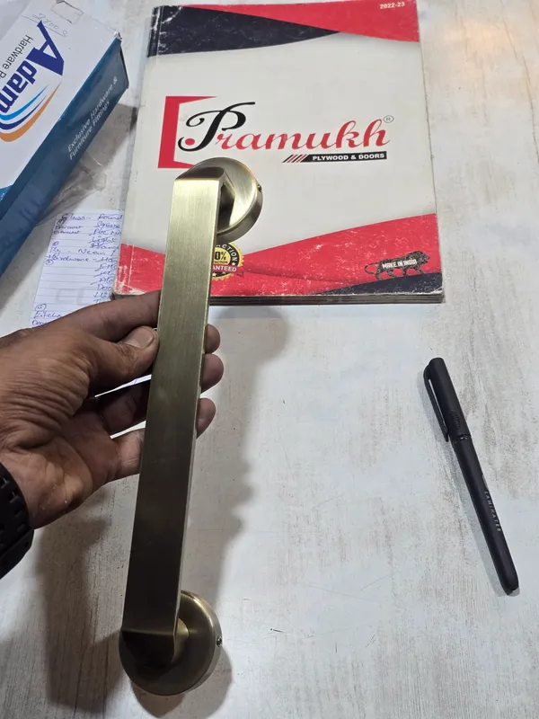 Silver_Stainless_Steel_Straight_Lever_Door_Handle_Set