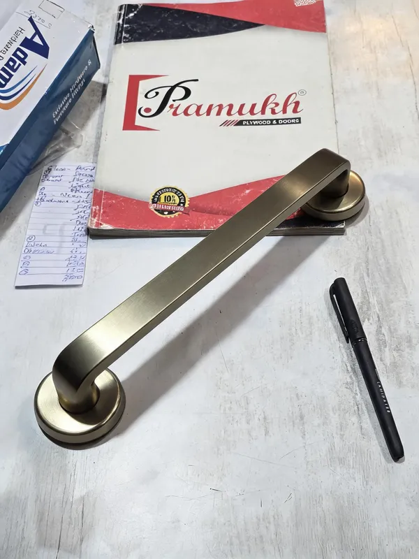 Silver_Stainless_Steel_Straight_Lever_Door_Handle_Set
