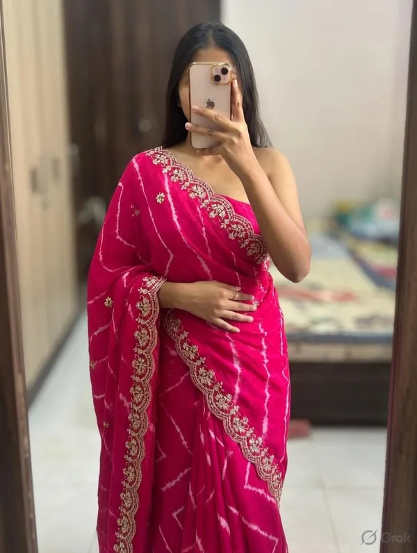 Pink_Traditional_Embroidered_Saree_With_Blouse_Piece_For_Women