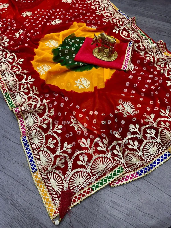MULTI_BANDHANI_SAREE