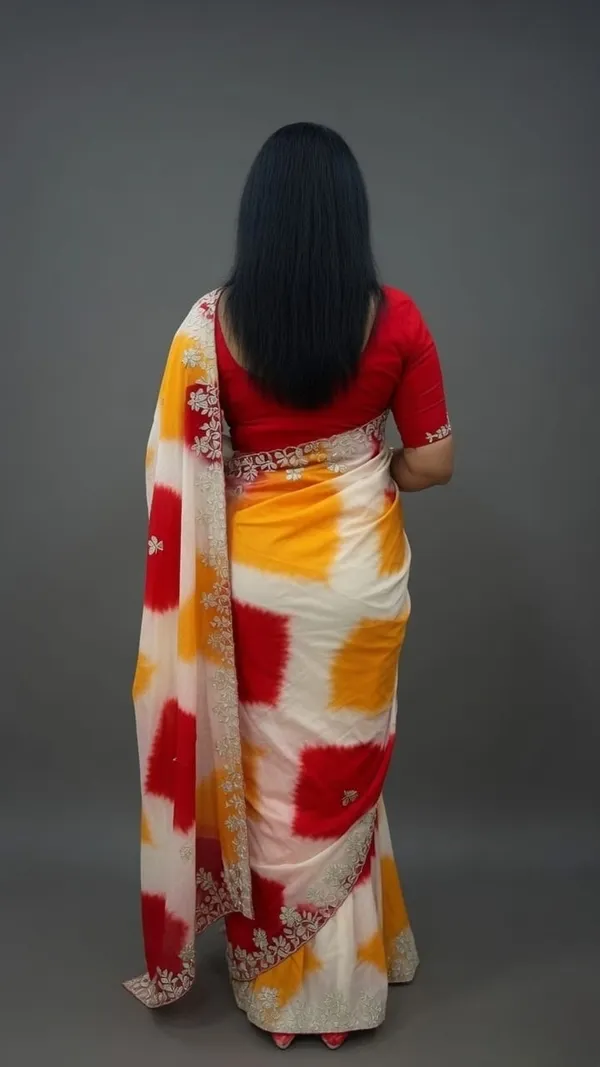 Multicolor_Printed_Saree_With_Blouse_Piece_For_Women