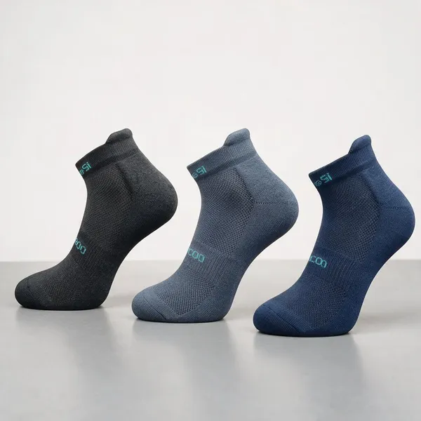 YO_Desi_Bamboo_Socks,_Odour_Free,_Moisture_wicking,_Unisex_Men_&_Women_Solid_Ankle_Length_(Pack_of_3)