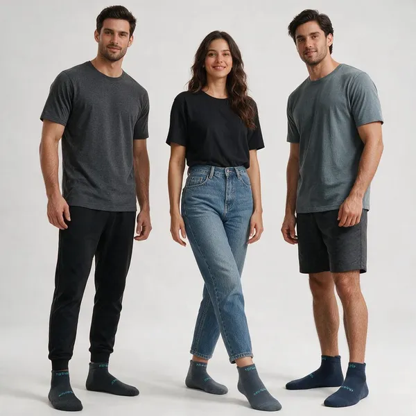 YO_Desi_Bamboo_Socks,_Odour_Free,_Moisture_wicking,_Unisex_Men_&_Women_Solid_Ankle_Length_(Pack_of_3)