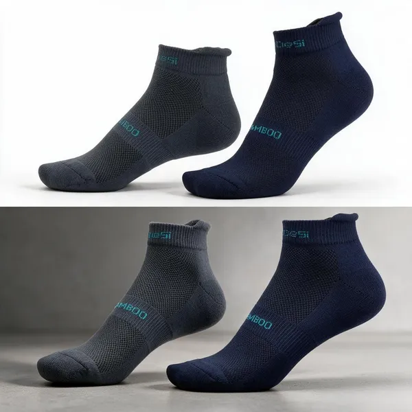 YO_Desi_Bamboo_Socks,_Anti_Odour,_Moisture_Wicking,_Men_&_Women_Solid_Ankle_Length_(Pack_of_2)