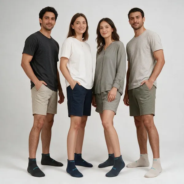 YO_Desi_Men_&_Women_Solid_Ankle_Length_(Pack_of_4)