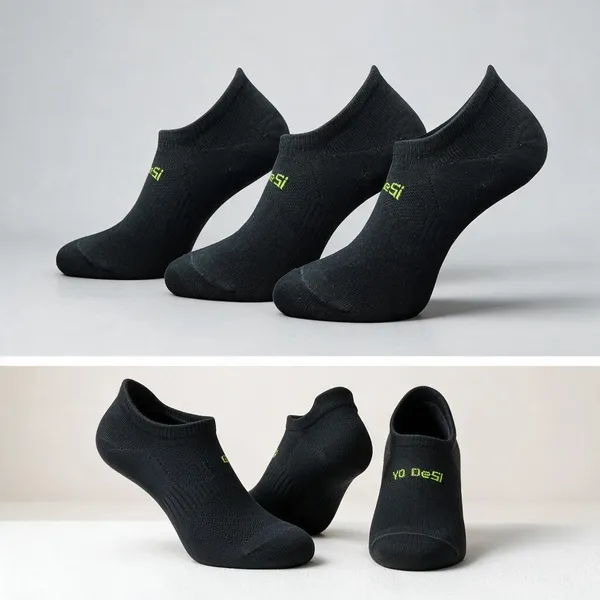 YO_Desi_Men_&_Women_Solid_Peds/Footie/No-Show_(Pack_of_3)