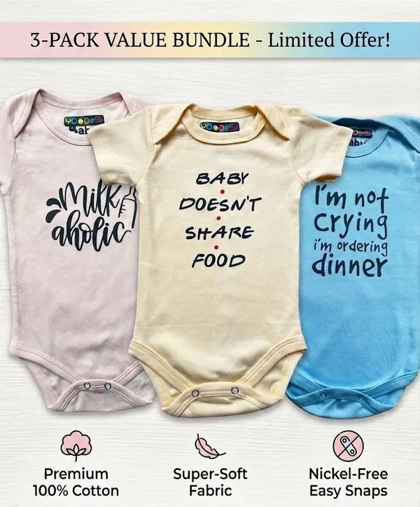 YO_Desi_Romper_For_Baby_Boys_Casual_Printed_Pure_Cotton_(Multicolor,_Pack_of_3)