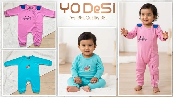 YO_Desi_Romper_For_Baby_Boys_&_Baby_Girls_Printed_Pure_Cotton_(Multicolor,_Pack_of_2)