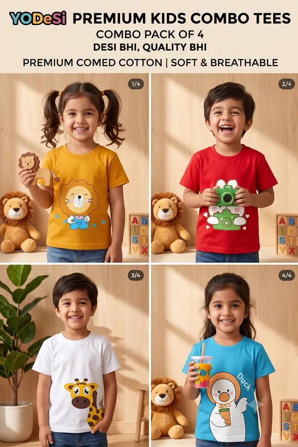 YO_Desi_Baby_Boys_Casual_T-shirt_Top_(Multicolor,_Pack_of_4)