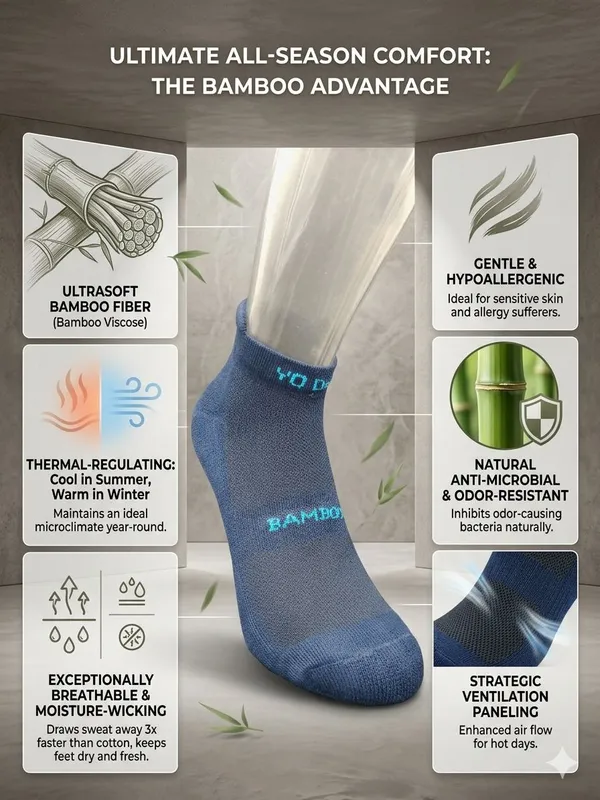 YO_Desi_Men_&_Women_Solid_Ankle_Length_(Pack_of_4)