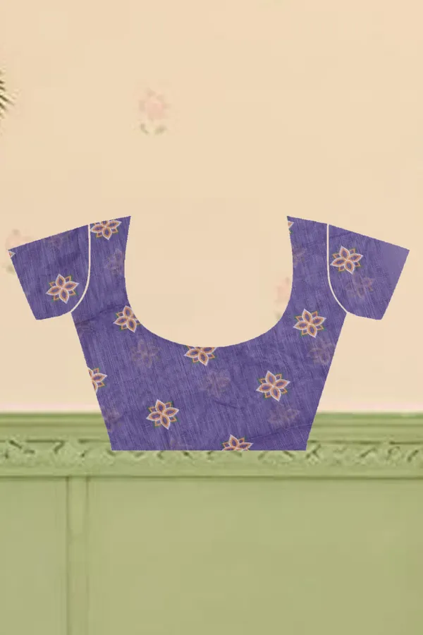 Blue_Cotton_Linen_Digital_Print_Saree_For_Women