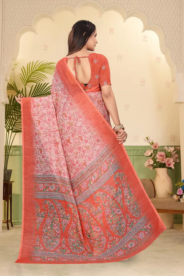 Multicolor_Cotton_Linen_Digital_Print_Saree_For_Women