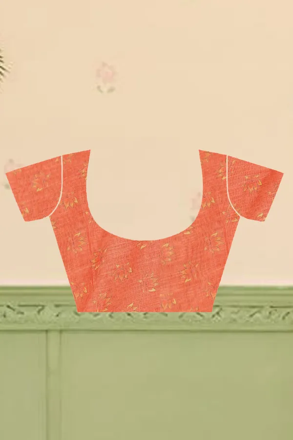 Orange_Cotton_Linen_Digital_Print_Saree_For_Women