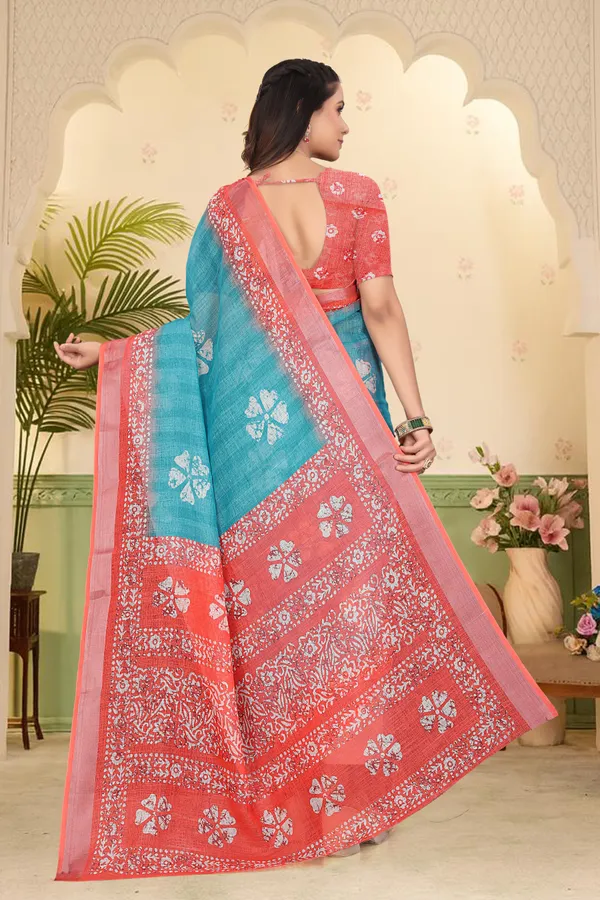Light_Green_Cotton_Linen_Digital_Print_Saree_For_Women